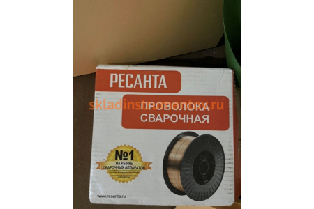 Проволока сварочная СВ-08Г2С (5 кг; 0.8 мм; D=200) Ресанта 71/6/53