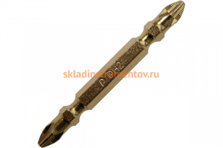 Двусторонняя бита PH2-PH2 Эксперт (10 шт; 65 мм) ПРАКТИКА 036-988