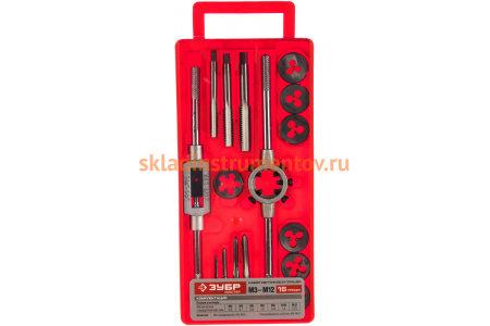 Набор с металлорежущим инструментом ЗУБР 28122-H16