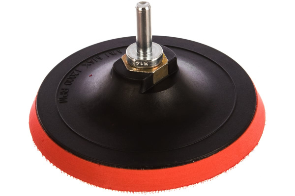 Насадка с липучкой 125 мм для дрели и УШМ MATRIX 76220