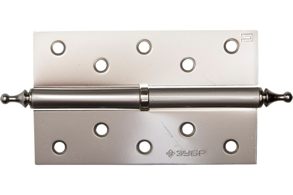 Дверная разъемная петля Зубр Эксперт 1 подшипник цвет матовая никель PN правая с крепежом 125x75x2.5 мм 2 шт. 37605-125-4R