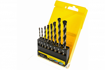 Набор ударных сверл "PROFI" по бетону 3, 4, 5, 6, 6, 8, 8,10 мм 8 предметов STAYER 2915-H8_z01