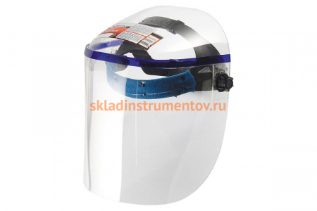 Защитный щиток MATRIX 425x220 мм, пластик, защита для лица, цельный корпус 89126