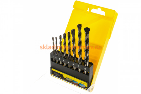 Набор ударных сверл "PROFI" по бетону 3, 4, 5, 6, 6, 8, 8,10 мм 8 предметов STAYER 2915-H8_z01