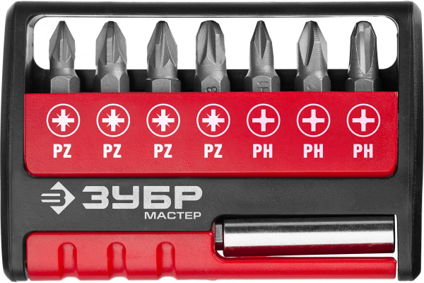 Набор биты МХ-8 CR-V ЗУБР 26089-H8