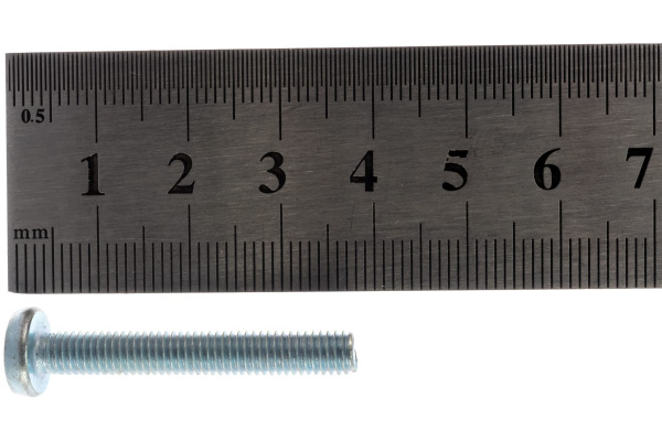 Винт ЗУБР DIN 7985, M5 x 35 мм, 5 кг, (примерно 862 шт.) кл. пр. 4.8, оцинкованный 303150-05-035