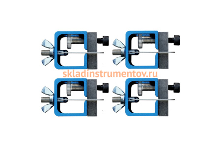 Комплект стыковых сварочных зажимов WIEDERKRAFT 4 шт WDK-65943