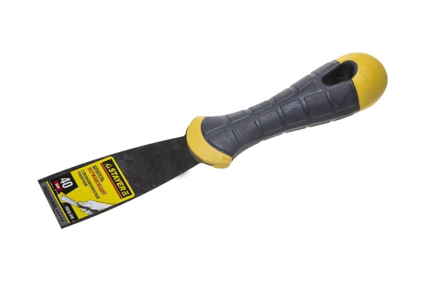 Малярный шпатель с двухкомпонентной ручкой 40мм STAYER 10040-040