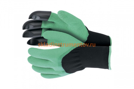 Перчатки землекопа PALISAD с когтями 67748