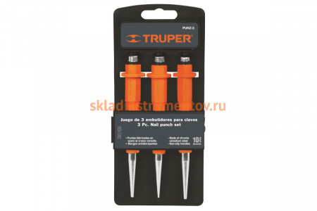 Набор кернов 3 шт Truper PUNZ-3 18064