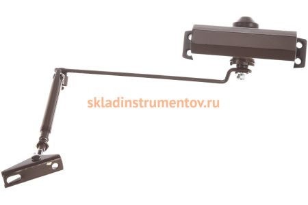 Дверной доводчик для дверей массой до 40 кг STAYER цвет коричневый 37917-50