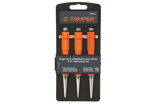 Набор кернов 3 шт Truper PUNZ-3 18064