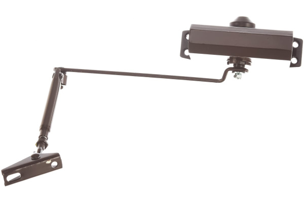 Дверной доводчик для дверей массой до 40 кг STAYER цвет коричневый 37917-50