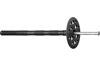 Полипропиленовый дюбель для изоляционных материалов Зубр металлический стержень, 10 x 160 мм, 100 шт, 4-301525-10-160_z01