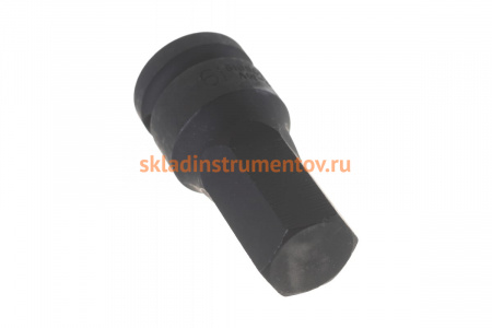 Ударная цельная головка-бита 6 гранная, 1/2", 19 мм FORCE 24406019