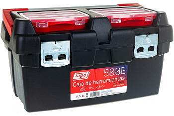 Ящик для инструментов 500x295x270мм + лоток + органайзер + 2 съемных органайзера Tayg 166006