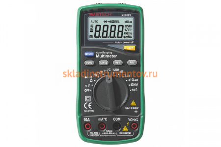 Цифровой автоматический мультиметр MASTECH MS8209 00-00000756