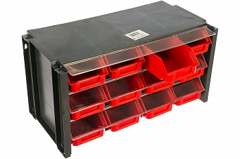 Составная полка 360x170x190мм, 12 выдвижных ячеек Tayg 80х170х50мм 312007