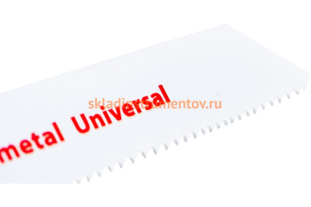 Полотна универсальные для сабельной пилы S1222VF (300х275 мм, 1,8-2,5 мм, 2 шт.) MATRIX 782003 Полотна универсальные для сабельной пилы S1222VF (300х275 мм, 1,8-2,5 мм, 2 шт.) MATRIX 782003