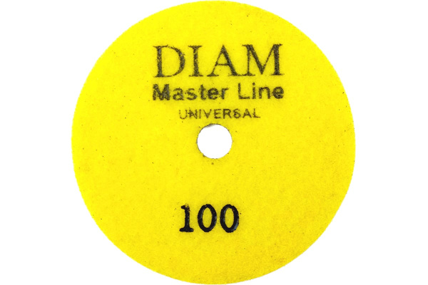 Круг алмазный гибкий шлифовальный Master Line Universal (100х15 мм; №100; сухая/мокрая) Diam 000624