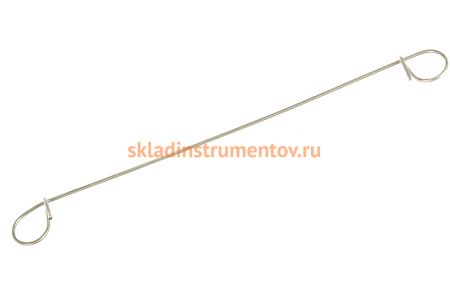 Оцинкованная гальванизированная проволока для вязки арматуры с кольцами Зубр ЭКСПЕРТ сумм d=38мм, d=1,2мм, L=140мм, 100шт 23851-1.2-14-100