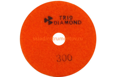 Круг алмазный гибкий шлифовальный Черепашка 100 № 300 Trio-Diamond 340300