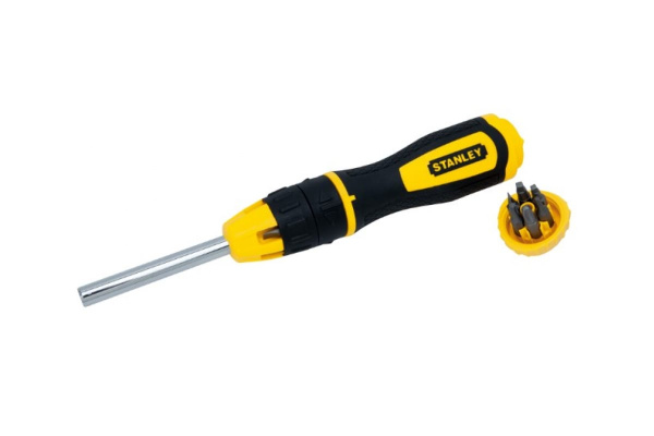 Отвертка с храповым механизмом в комплекте с 20-тью вставками Stanley Multibit STHT0-62574 0-62-574