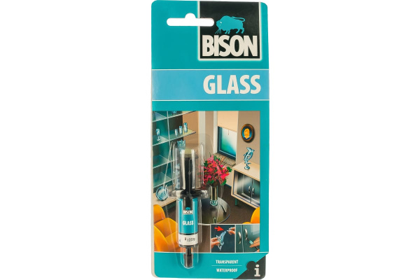 Клей для стекла BISON GLASS ADHESIVE CRD 2ML 6305390