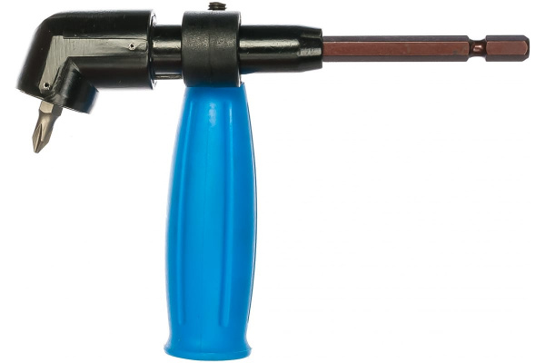 Адаптер "ЭКСПЕРТ" угловой для бит, дополнительная рукоятка, 135 мм Зубр 26754-135