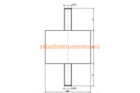 Резинометаллический буфер KIPP K0566.07505555