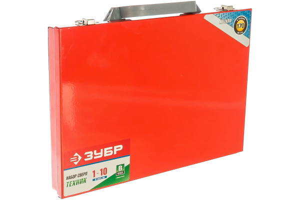 Набор сверл «ТЕХНИК» (170 шт; Р4М2; В1) по металлу Зубр 4-29605-H170-M