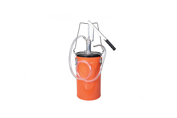 Ручной маслонагнатель для трансмиссионных и тяжелых масел GROZ с ведром 30л 125 мл/ход GR44139