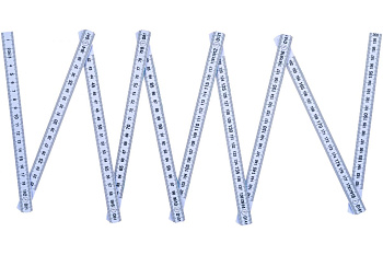 Линейка 2000 х 16 х 3,0 мм, складная, пластиковая, блистер КОБАЛЬТ 917-385