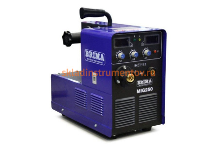 Инверторный сварочный полуавтомат BRIMA MIG-250 Инверторный сварочный полуавтомат BRIMA MIG-250