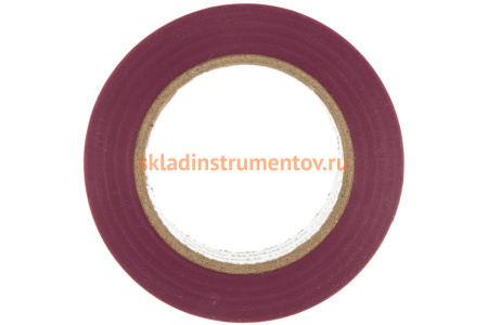Изолента ПВХ HAUPA цвет фиолетовый, шир.15мм, длина 10 м, d 60 мм 263812