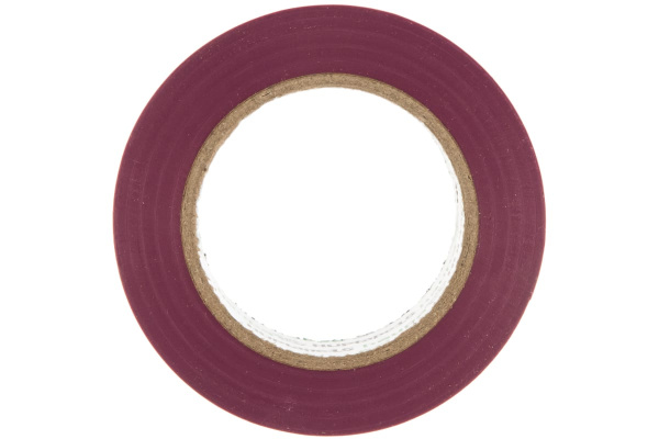 Изолента ПВХ HAUPA цвет фиолетовый, шир.15мм, длина 10 м, d 60 мм 263812