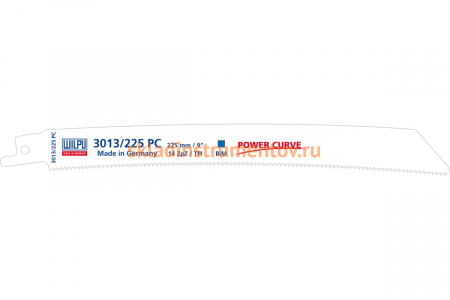 Полотно по металлу 3013/225PC (1 шт; 225х19х0.9 мм; 205 мм; 14 TPI) WILPU 1472200001