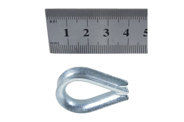 Коуш Зубр DIN 6899, оцинкованный, 5 мм, ТФ6, 2 шт 4-304496-05 Коуш Зубр DIN 6899, оцинкованный, 5 мм, ТФ6, 2 шт 4-304496-05