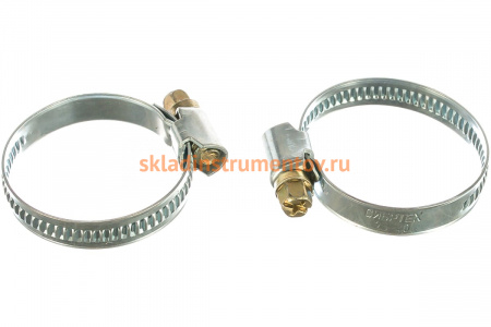 Металлический хомут СИБРТЕХ 25-40 мм 50 шт ширина 9 мм 47560