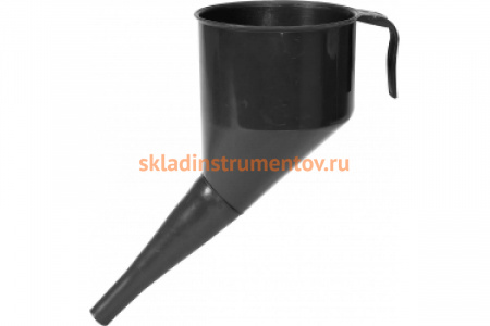 Скошенная воронка с ситечком VOREL черная 83016
