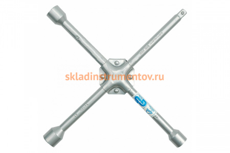 Баллонный ключ-крест VOREL усиленный 17x19x21x1/2" 57020
