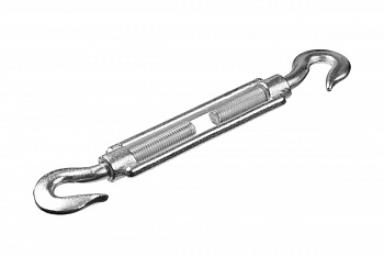 Талреп STAYER DIN 1480, крюк-крюк, М8, оцинкованный, 30525-08