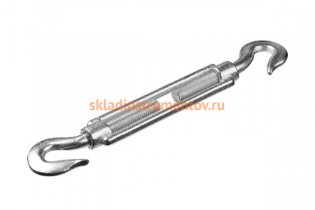 Талреп STAYER DIN 1480, крюк-крюк, М8, оцинкованный, 30525-08