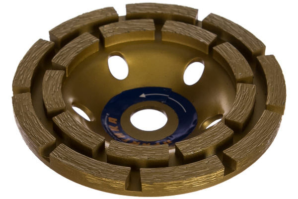 Чашка алмазная шлифовальная 2-рядная серия Эксперт (110х15 мм) ПРАКТИКА 030-955