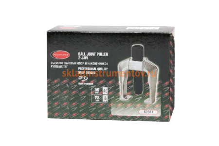 Съемник шаровых опор и наконечников рулевых тяг ROCKFORCE размер зева 28мм, RF-62811