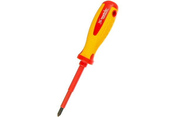 Диэлектрическая отвертка Insulated Ph2x100 мм MATRIX PROFESSIONAL 12928