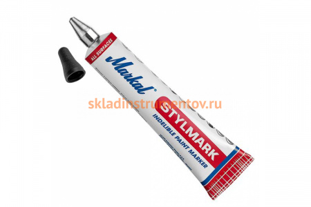 Маркер-краска в металлической тубе Markal Stylmark, 3,0 мм, чёрный 96655