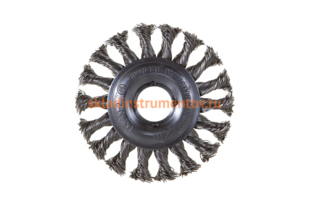 Щетка цилиндрическая со жгутовой нержавеющей проволокой Эксперт 563 (100 мм; 22.2 мм) Профоснастка 20806003