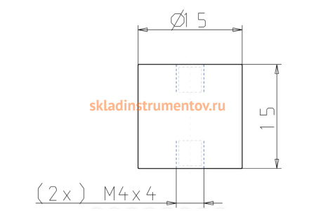 Резинометаллический буфер KIPP K0569.01501555