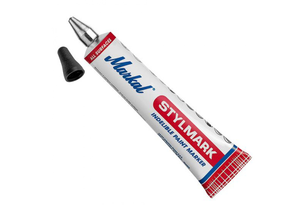 Маркер-краска в металлической тубе Markal Stylmark, 3,0 мм, чёрный 96655